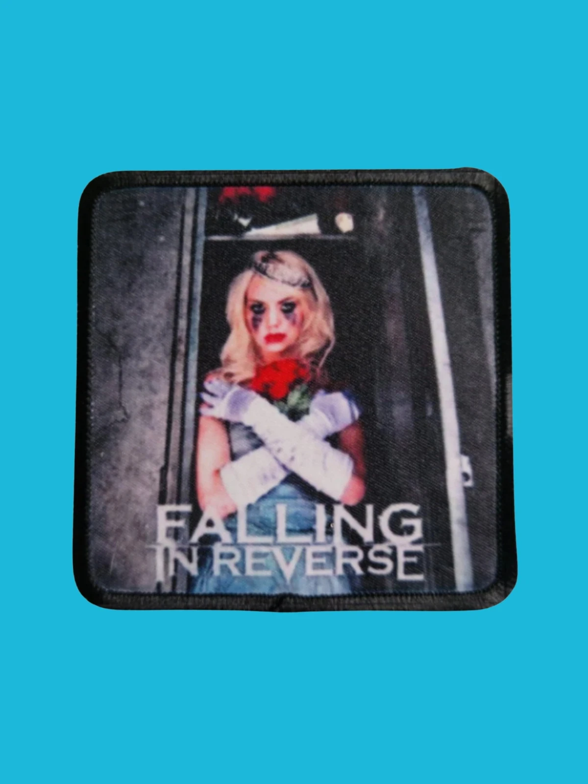 Patch Falling in Reverse - The Drug In Me Is You - Imprimé - Carré de 7,5 x 7,5 centimètres